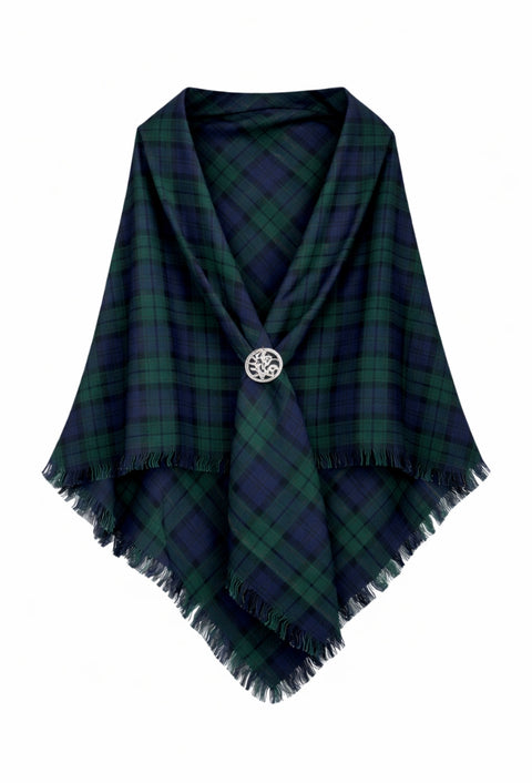 Campbell Women's Tartan Shawl