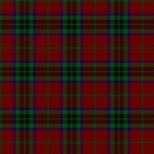 Canadian Autumn tartan swatch