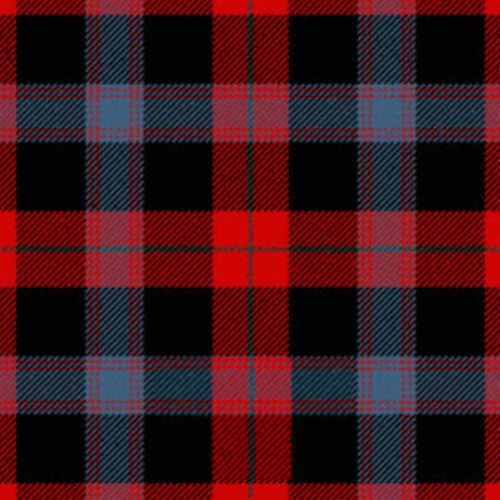 Carson Red tartan swatch