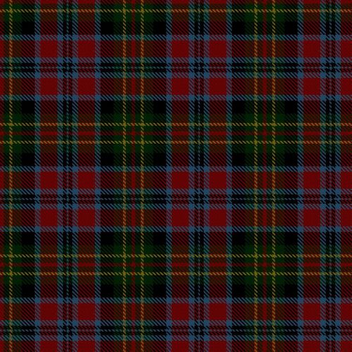 Cartier Sir George Etienne tartan swatch
