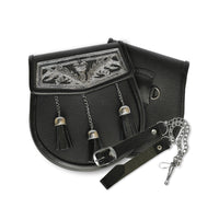 Robe mi-longue en cuir Celtic Cantle Sporran