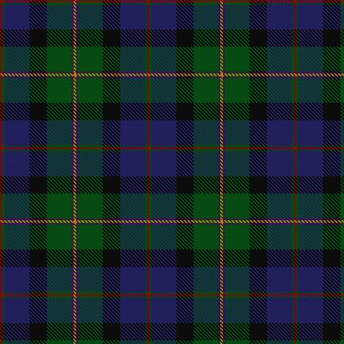 Christian Hunting tartan swatch