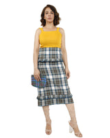 women tartan skirt