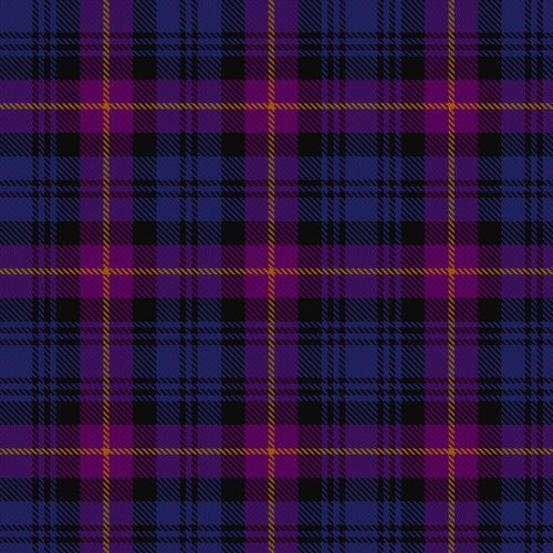Clemson University tartan swatch