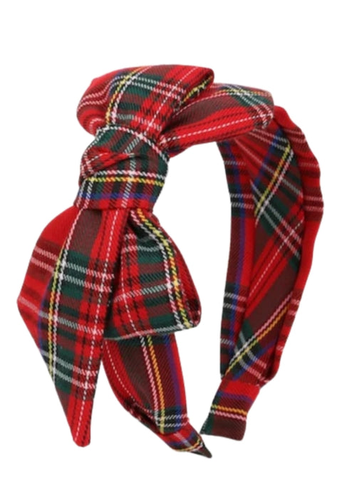 Royal Stewart Big Bow Tartan Headband