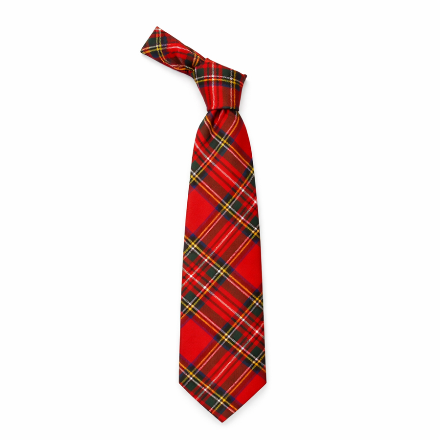Royal Stewart Premium Boy's Tartan Tie