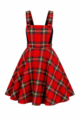 Royal Stewart Tartan Ladies Pinafore Dress