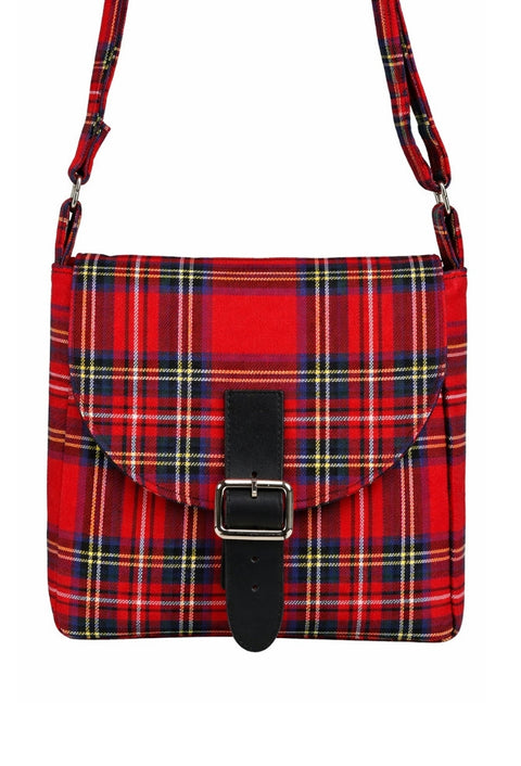 Royal Stewart Tartan Messenger Mini Bag