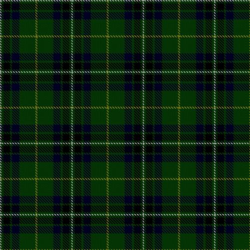 Cornish Brewery Green tartan swatch