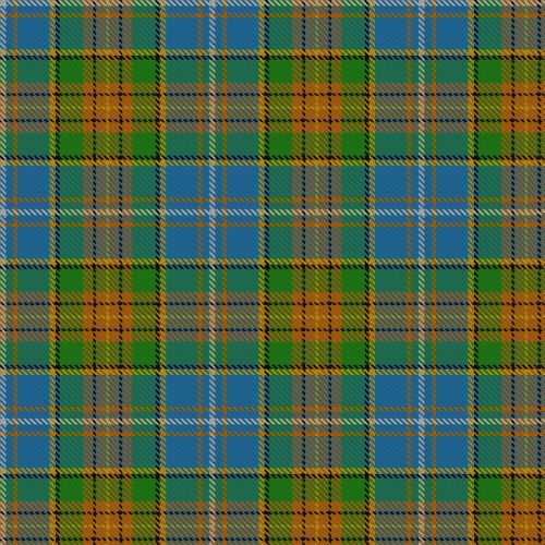 Cossar tartan swatch