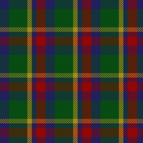 Creek Indian Nation tartan swatch