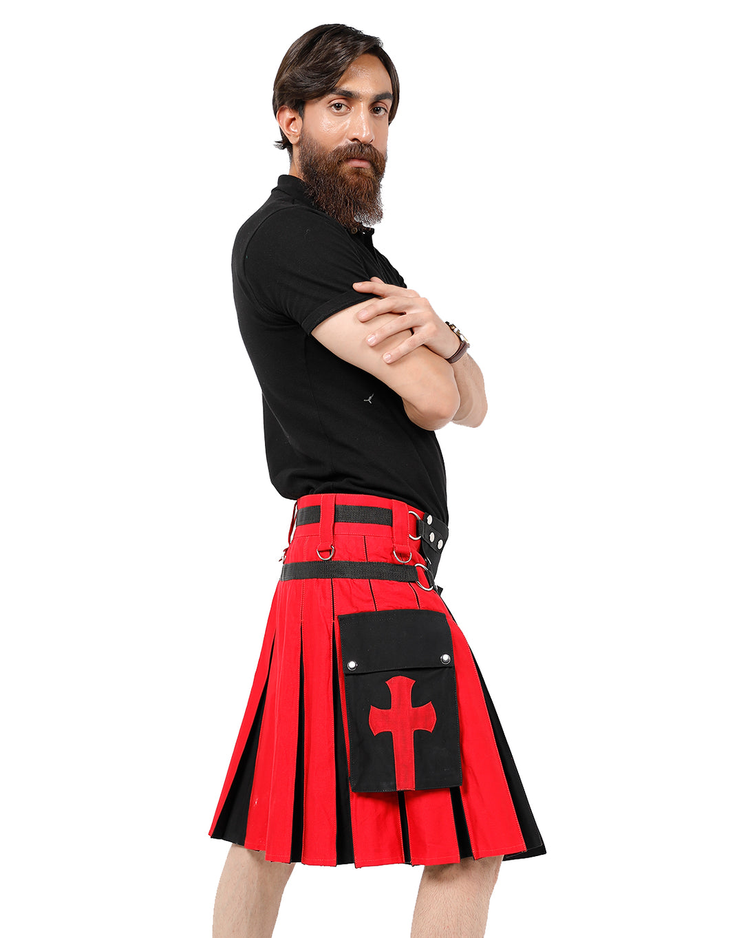 Side view of Crusader Cross Kilt