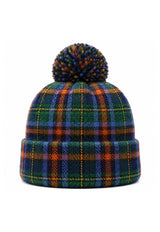 Chunky Bobble Tartan Beanie