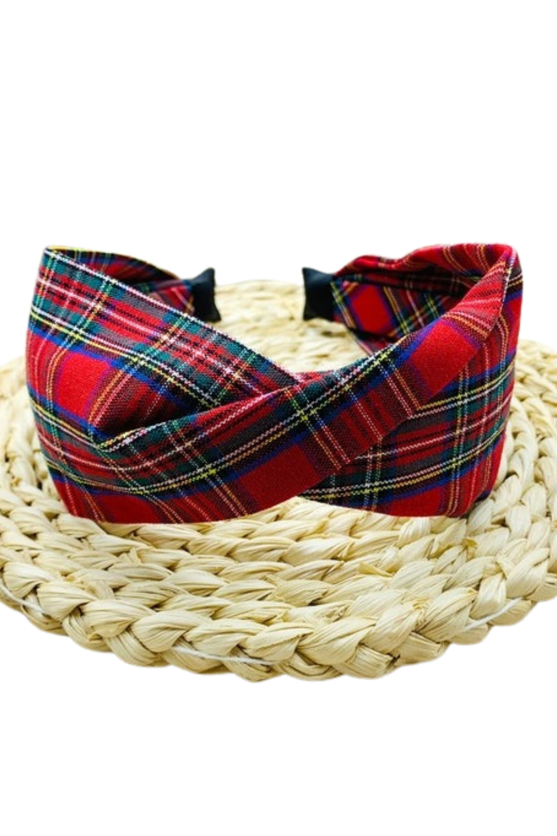 Twisted Hairband of Tartan