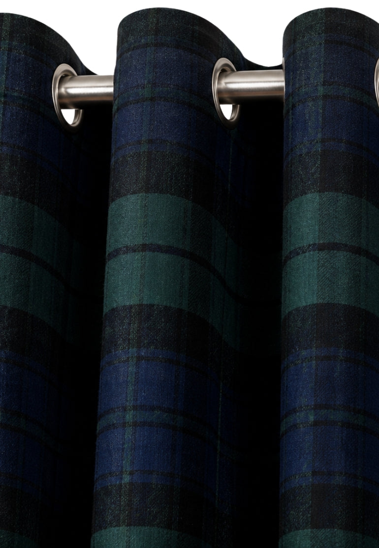 Eyelet Tartan Curtains