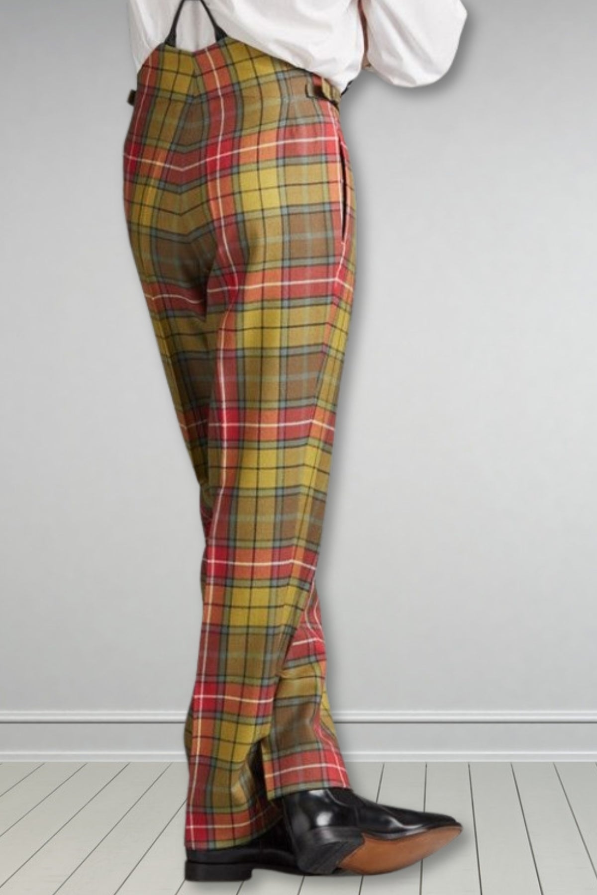 Gents tartan trousers store