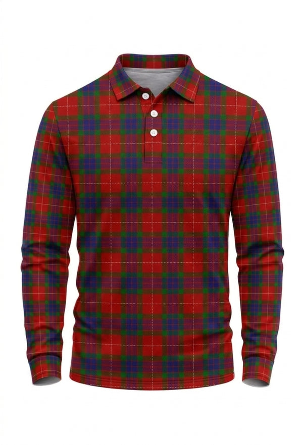Fraser Full Sleeve Tartan Polo Shirt