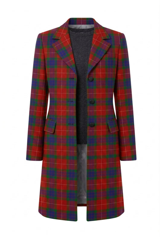 Fraser Longline Tartan Jacket