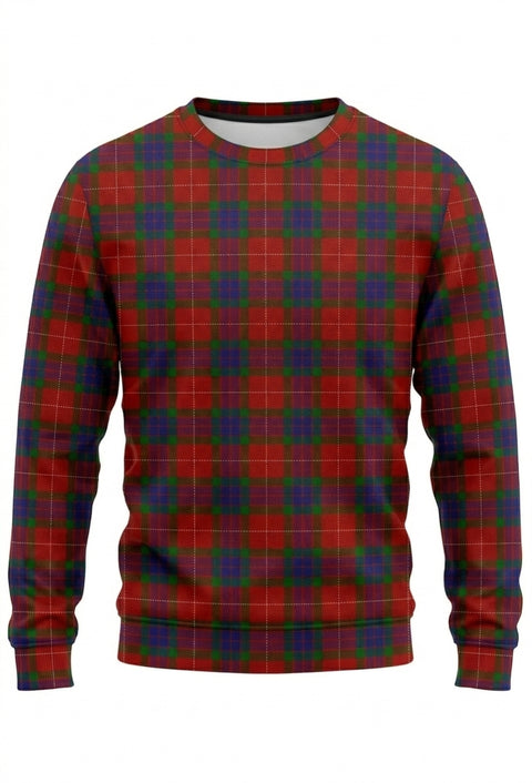 Fraser Round Neck Full Sleeve Tartan Polo Shirt