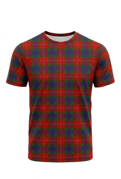 Fraser Round Neck Half Sleeve Plaid Shirt