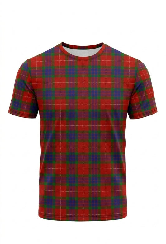 Fraser Round Neck Half Sleeve Plaid Shirt