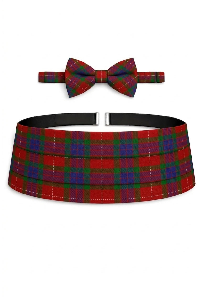 Fraser Tartan Cummerbund & Bow Tie Set