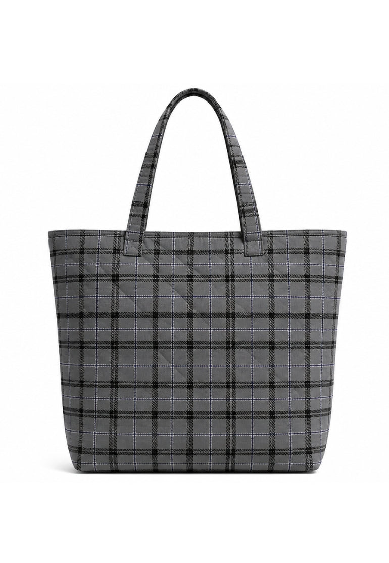 Quilted Tartan Tote Bag