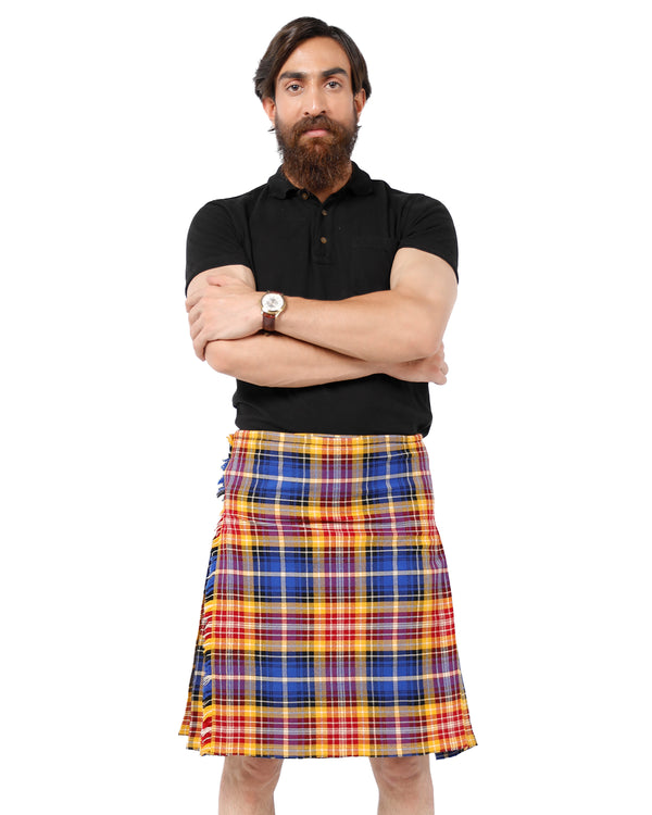 Front view of German District Bespoke kilt