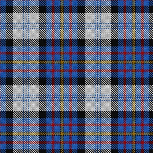 Gillies Dress Blue tartan swatch