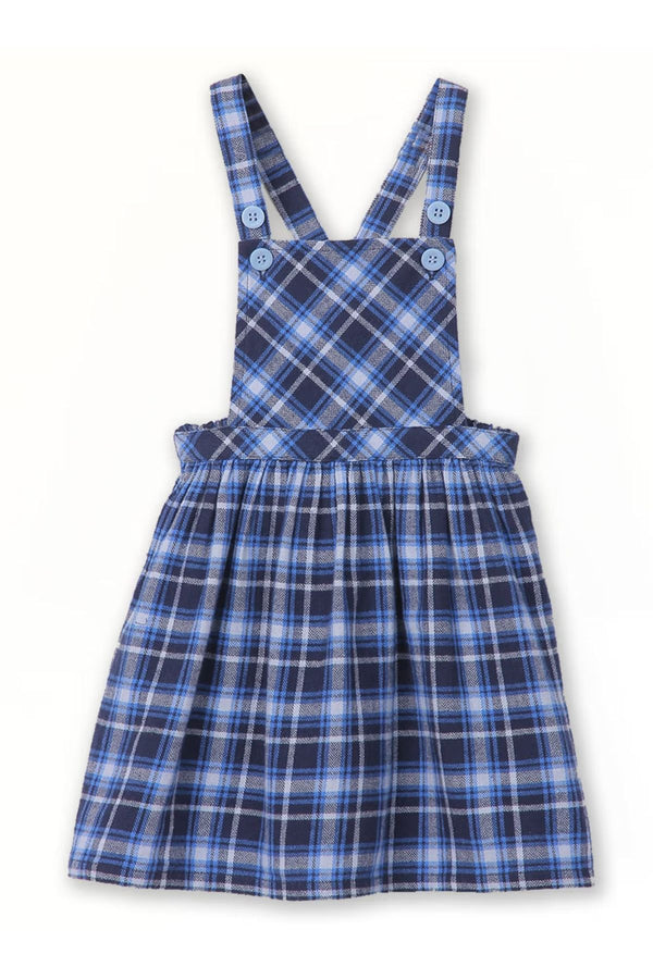 Girl's Tartan Pinafore Dress