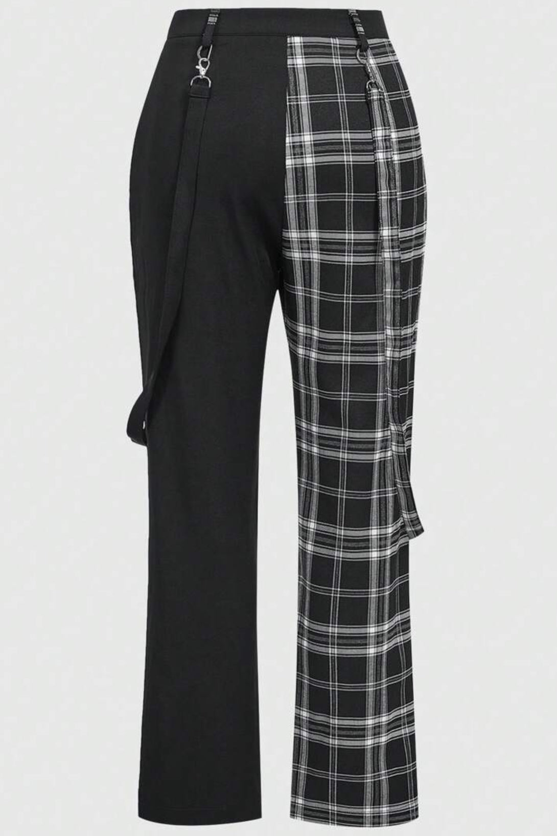 Gothic Fusion Plaid-cotton Pant