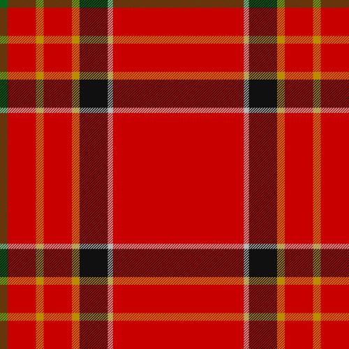 Hackston Green Stripe tartan swatch