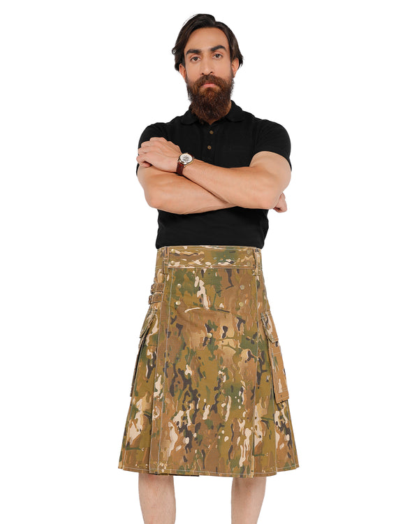 Front view of Hunter's Stealth Kilt