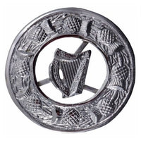 Broche écossaise harpe irlandaise kilt fly