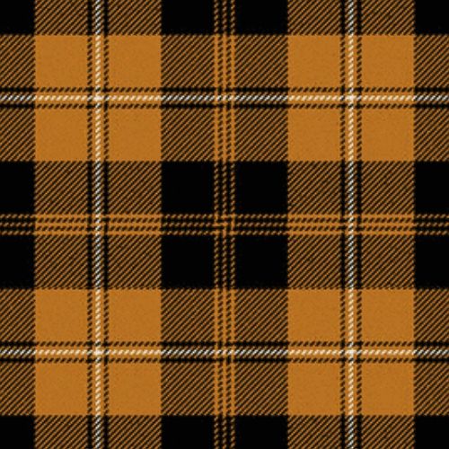 Johnstone Orange/Black Tartan