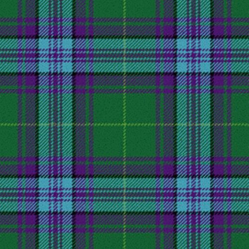 Jones Hunting tartan swatch