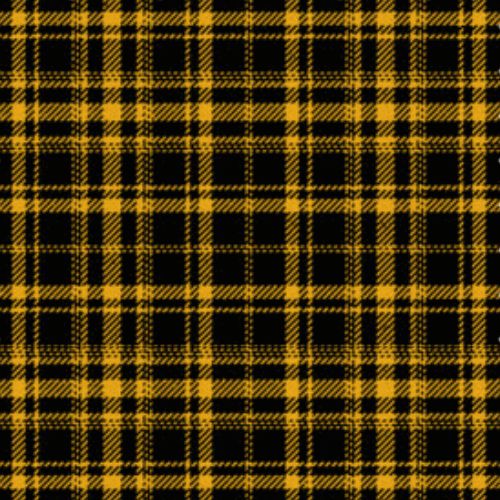 Justus Yellow & Black Ancient tartan swatch