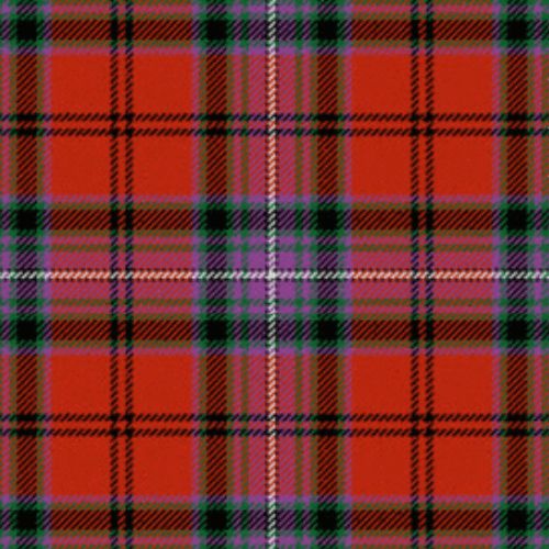 Kelly of Sleat Red Ancient Tartan swatch