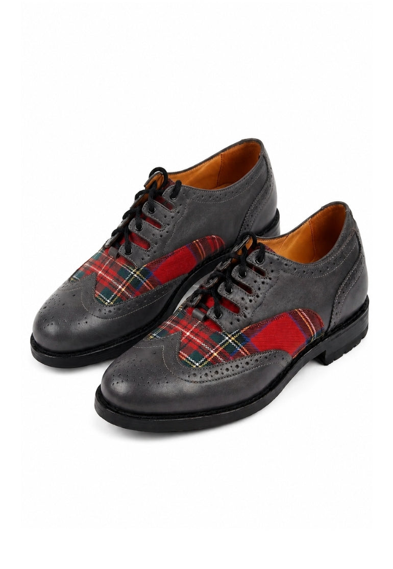 Leather Tartan Brogues