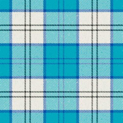Lennox Dress Turquoise Tartan swatch