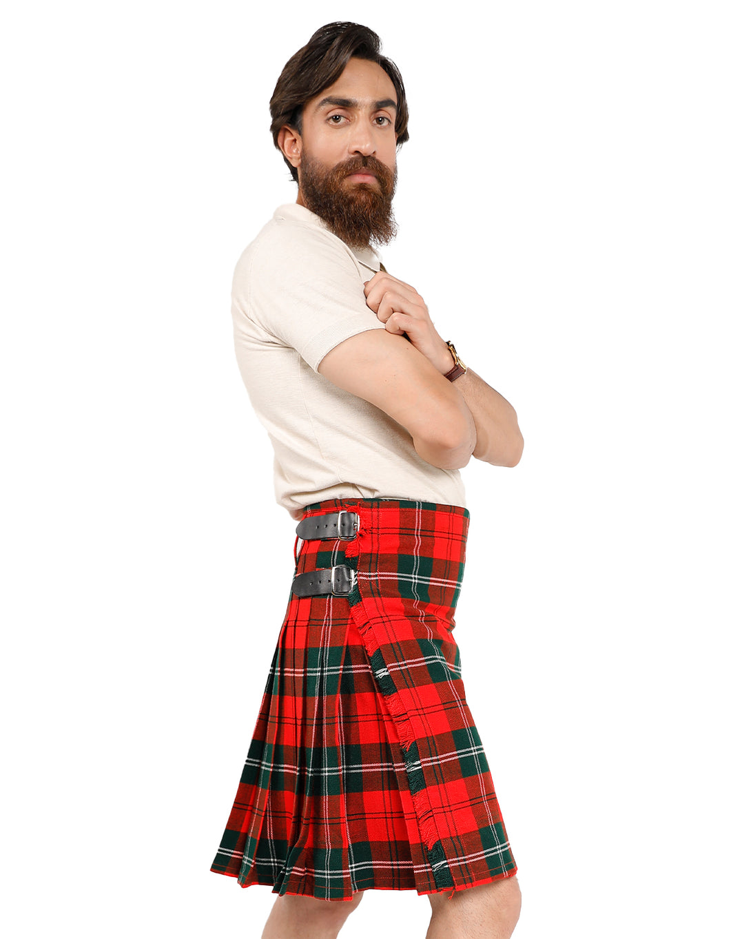 Side view of Lennox Bespoke kilt