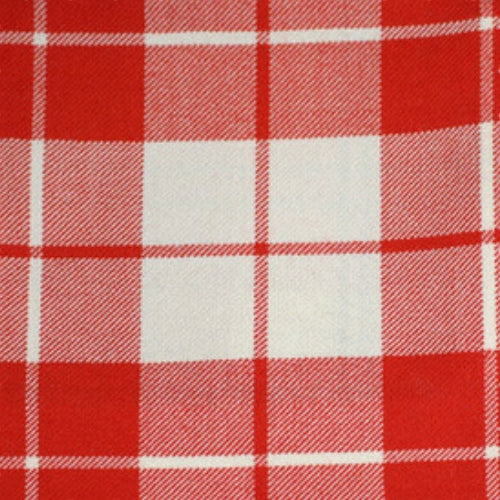 Lewis Red tartan swatch