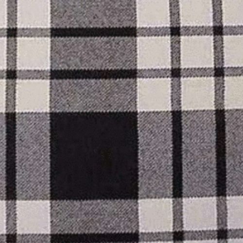MacFarlane Black and White Tartan swatch
