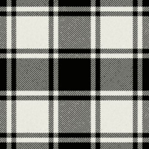 MacFie B&W tartan swatch