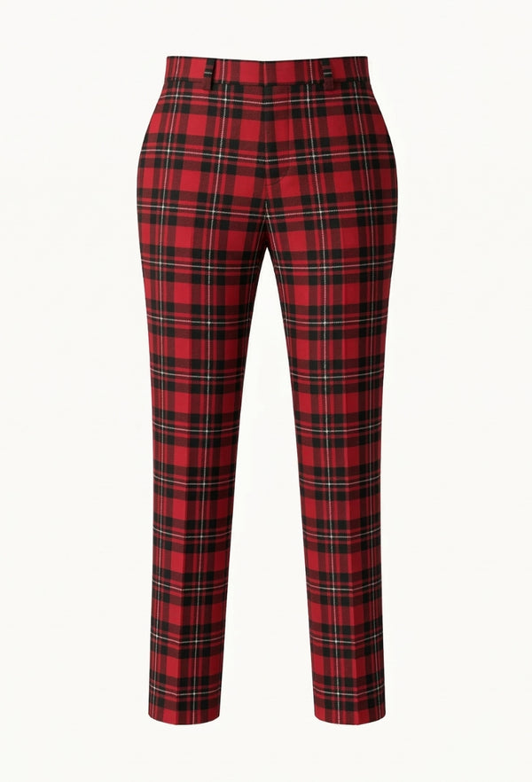 MacGregor Men's High‑Waisted Tartan Trouser