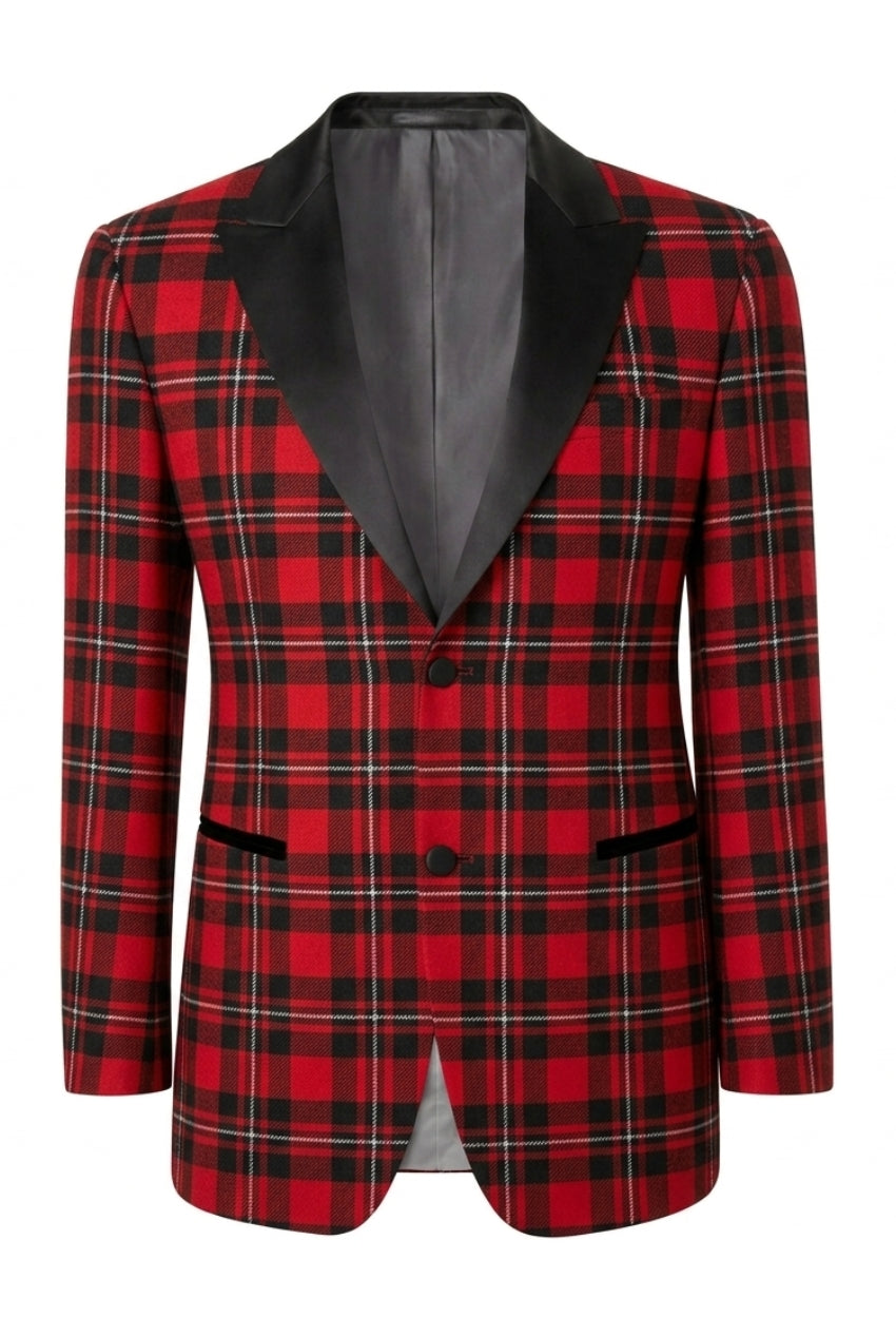 MacGregor Tartan Men's Single Breasted Tartan Dinner Jacket