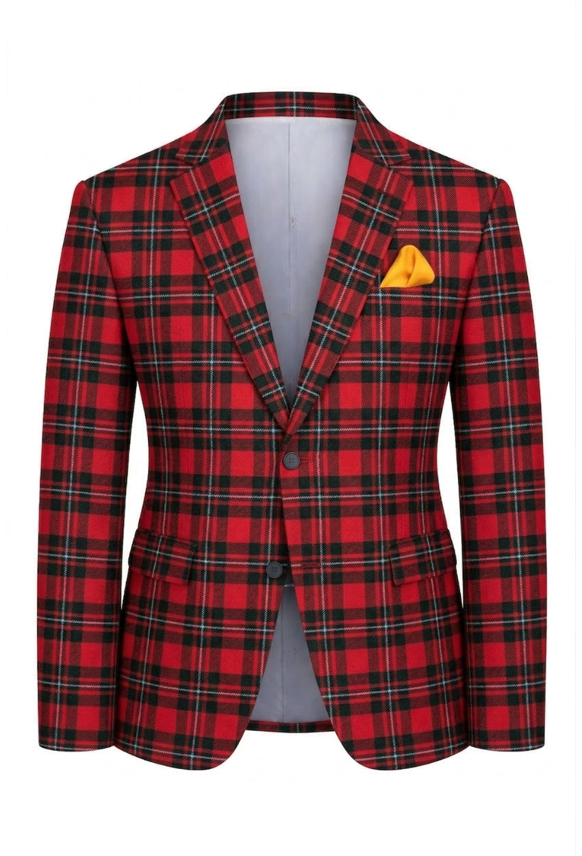 MacGregor Men's Tartan Suit Jacket