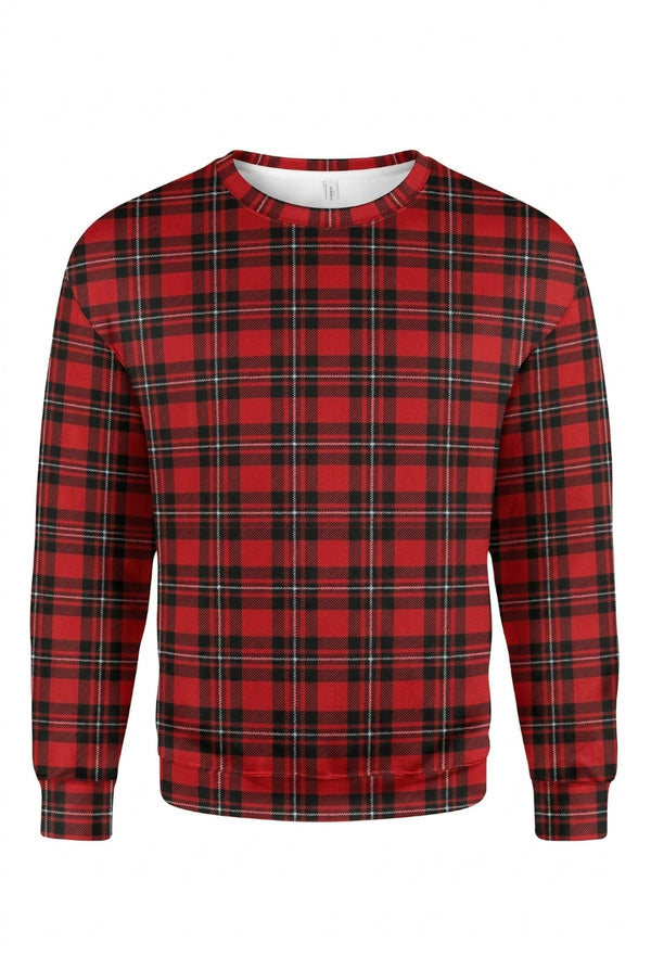 MacGregor Round Neck Full Sleeve Tartan Polo Shirt