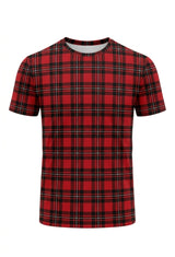 MacGregor Round Neck Half Sleeve Plaid Shirt
