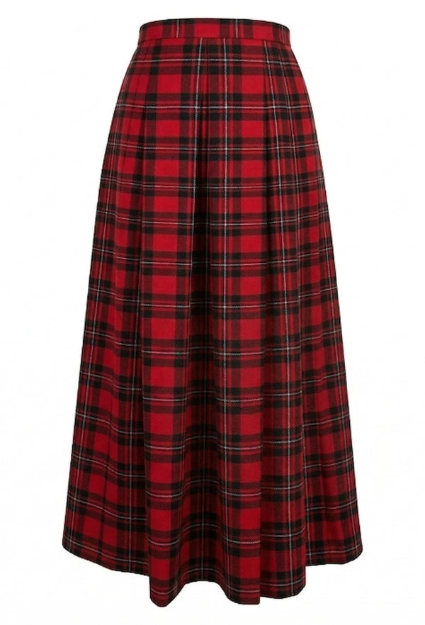 MacGregor Side Fasten Maxi Skirt – Vintage Urban Style